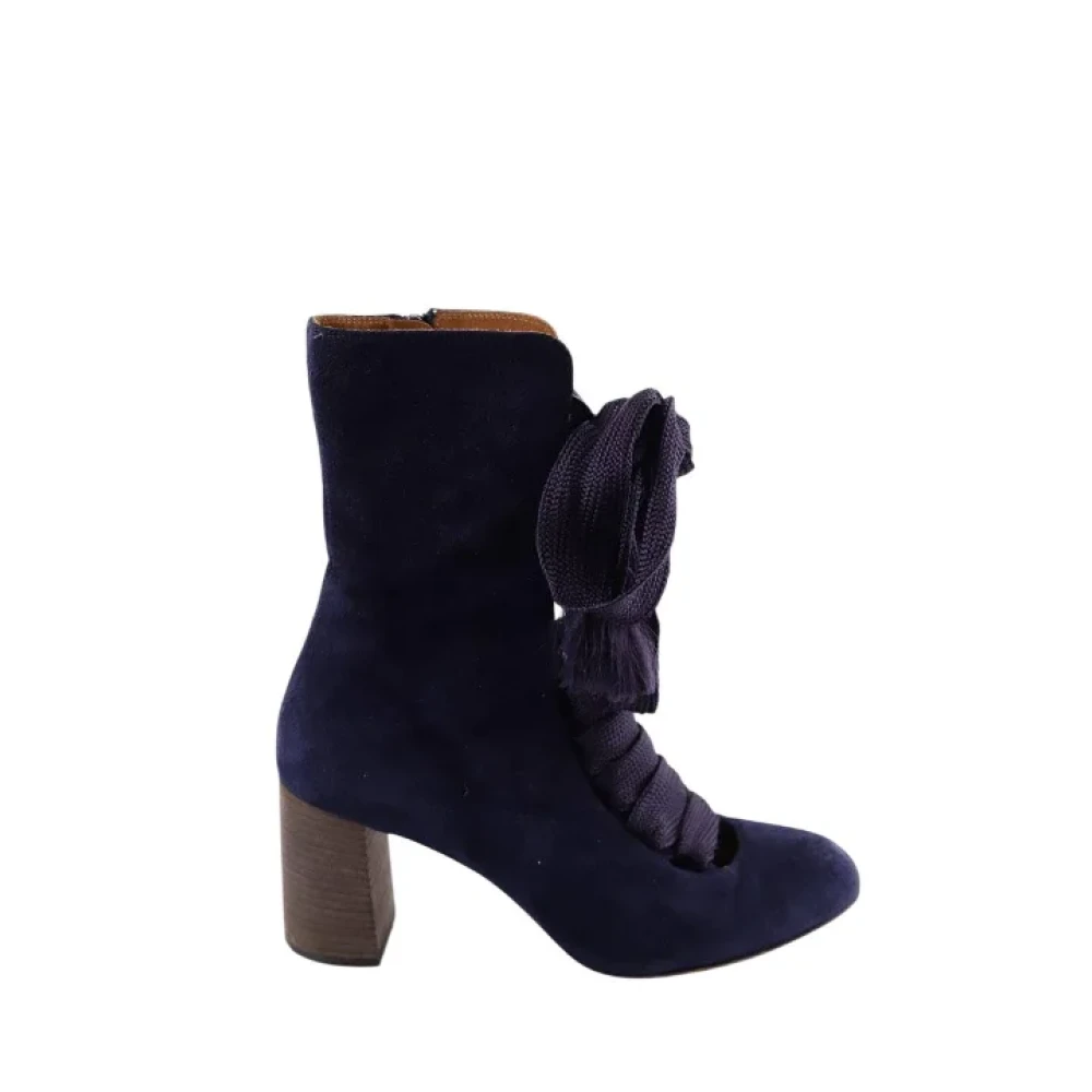 Chloé Pre-owned Fabric boots Black Dames