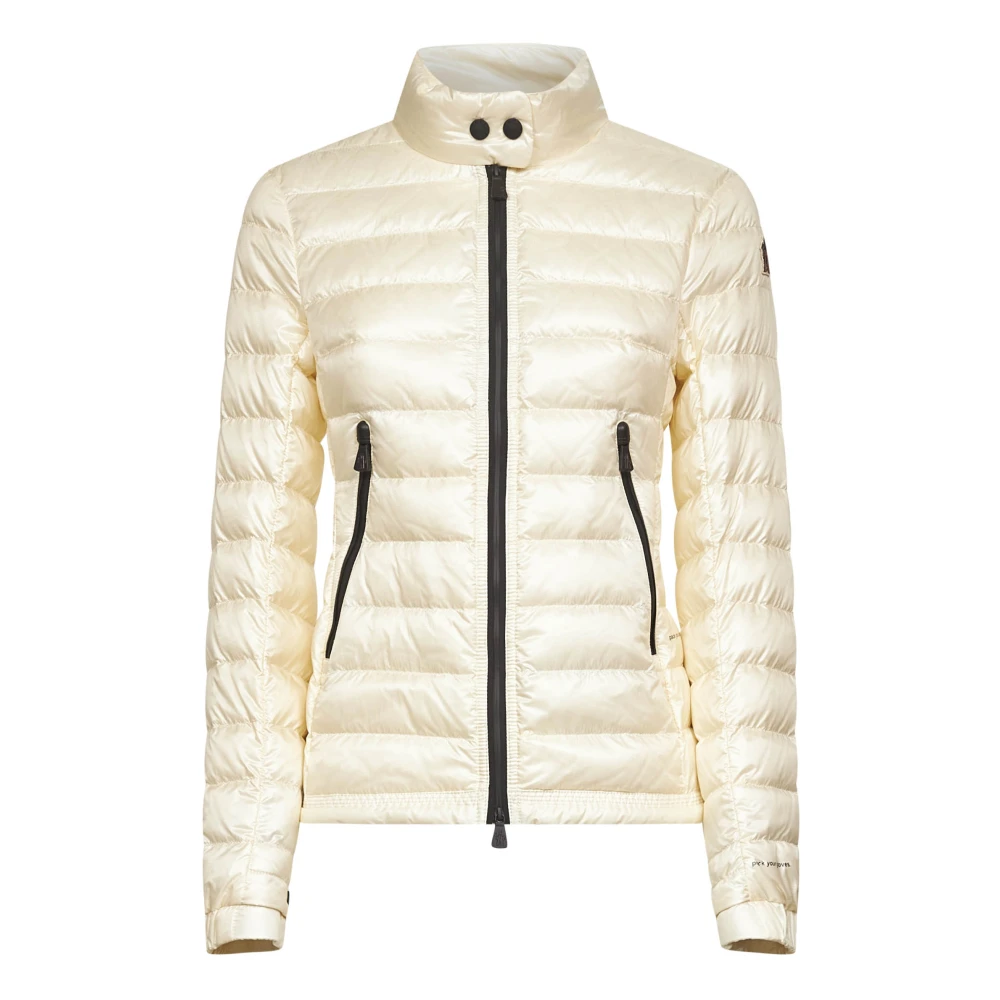 Moncler Women's White Down Jackets,, Quilted Down Coat Extra Small