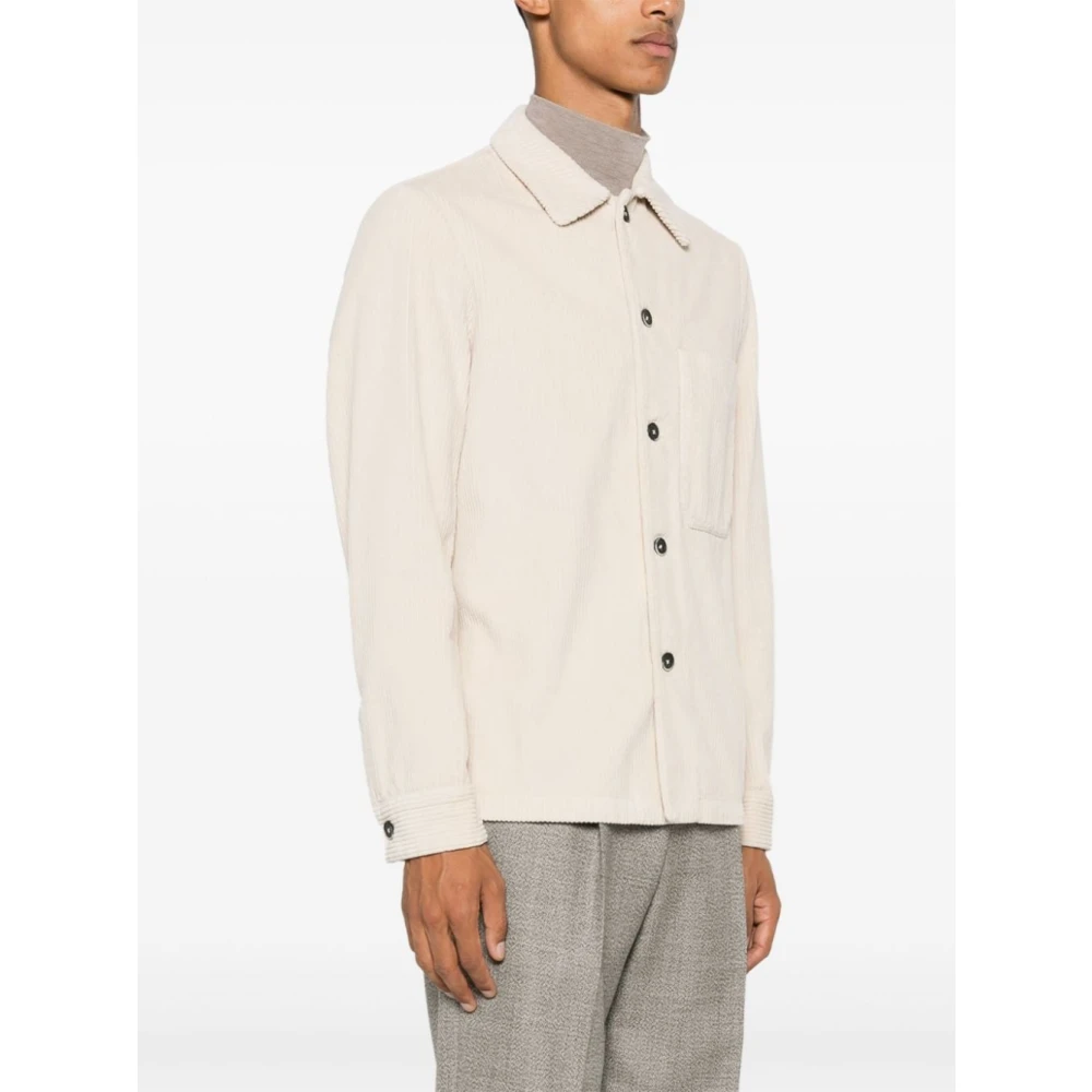Barena Venezia Witte overhemden voor mannen Aw24 Beige Heren