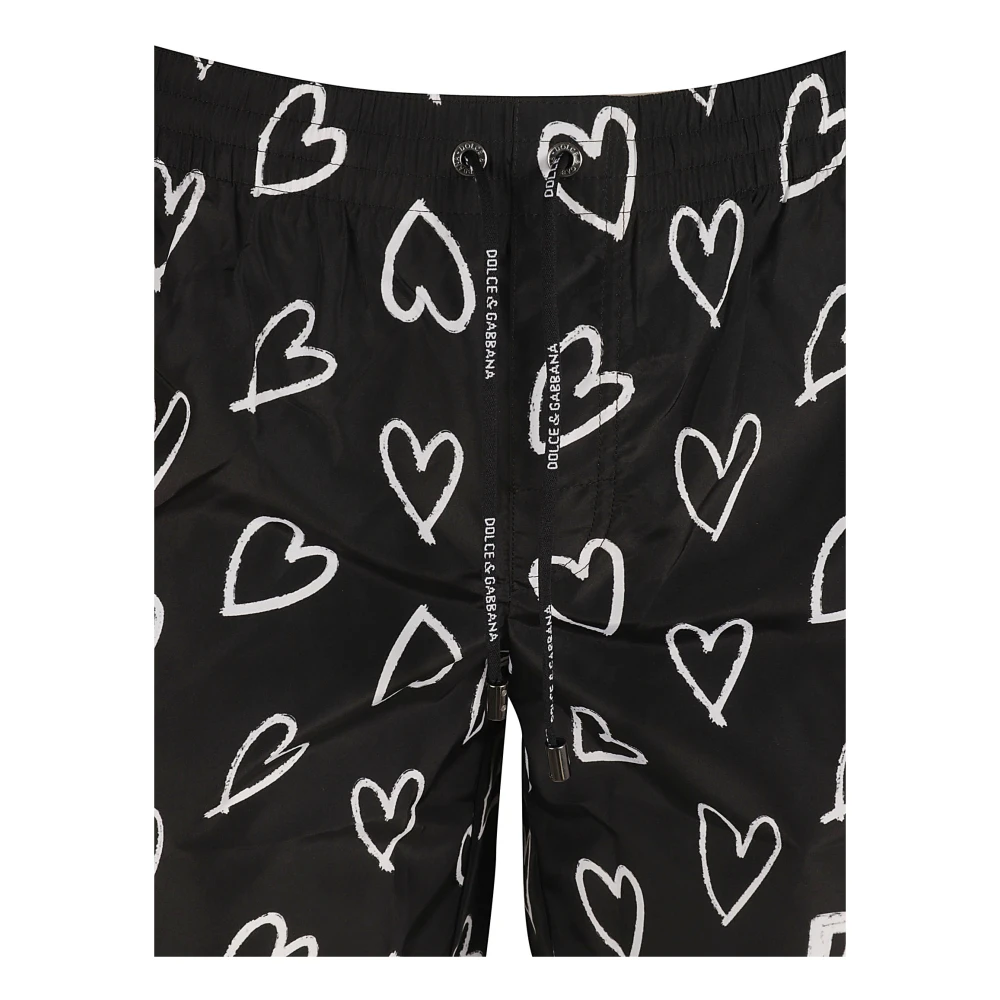 Dolce & Gabbana Zee kleding voor mannen Stijlvol en comfortabel zwemkleding Black Heren