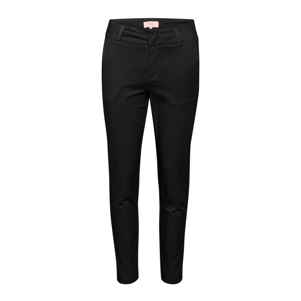 Part Two Blue Graphite Straight-Leg Trousers - Female - Slim-Fit Trousers - Xs - Trousers
