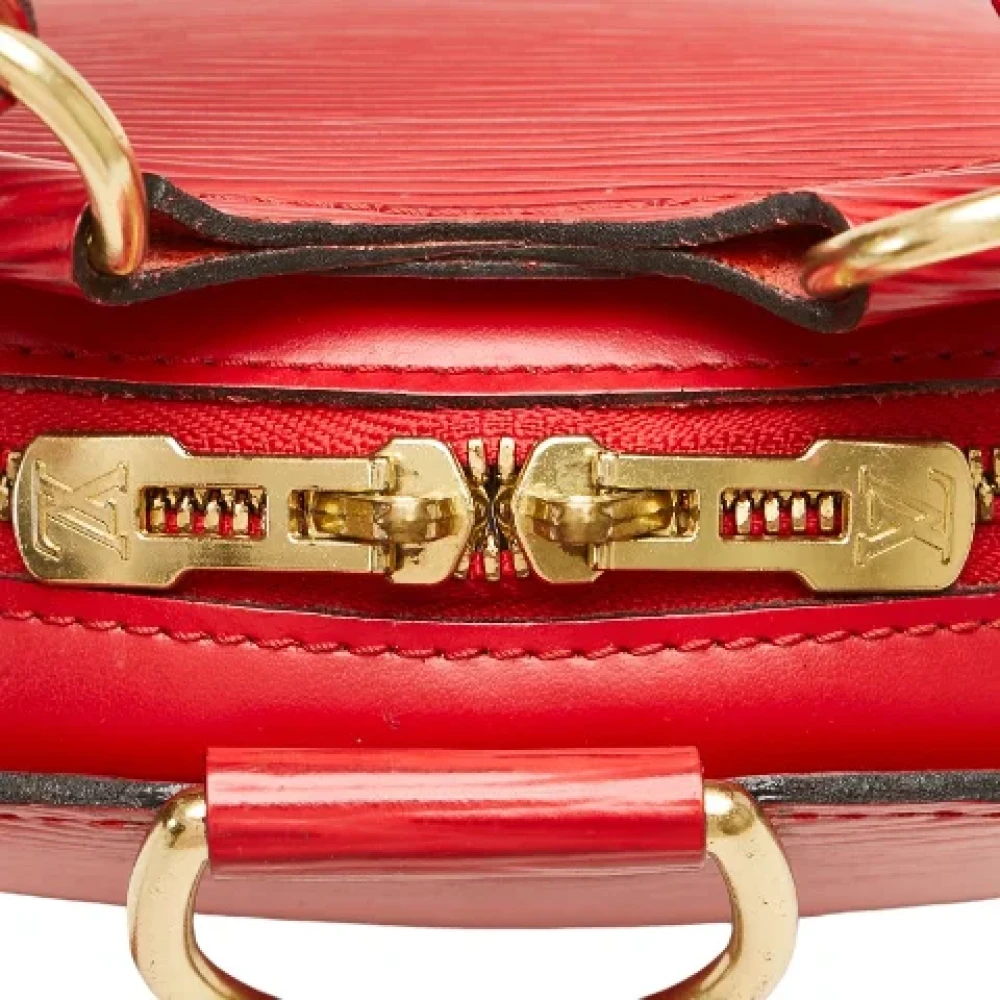 Louis Vuitton Vintage Pre-owned Leather backpacks Red Dames