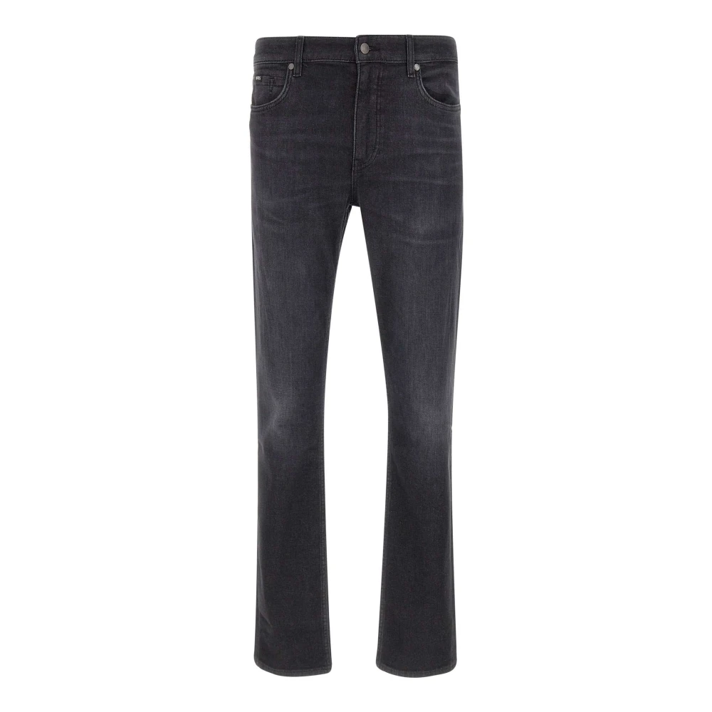 Hugo Men's Black H-Delaware Jeans - Slim Fit Jeans - W34 L34 - Jeans