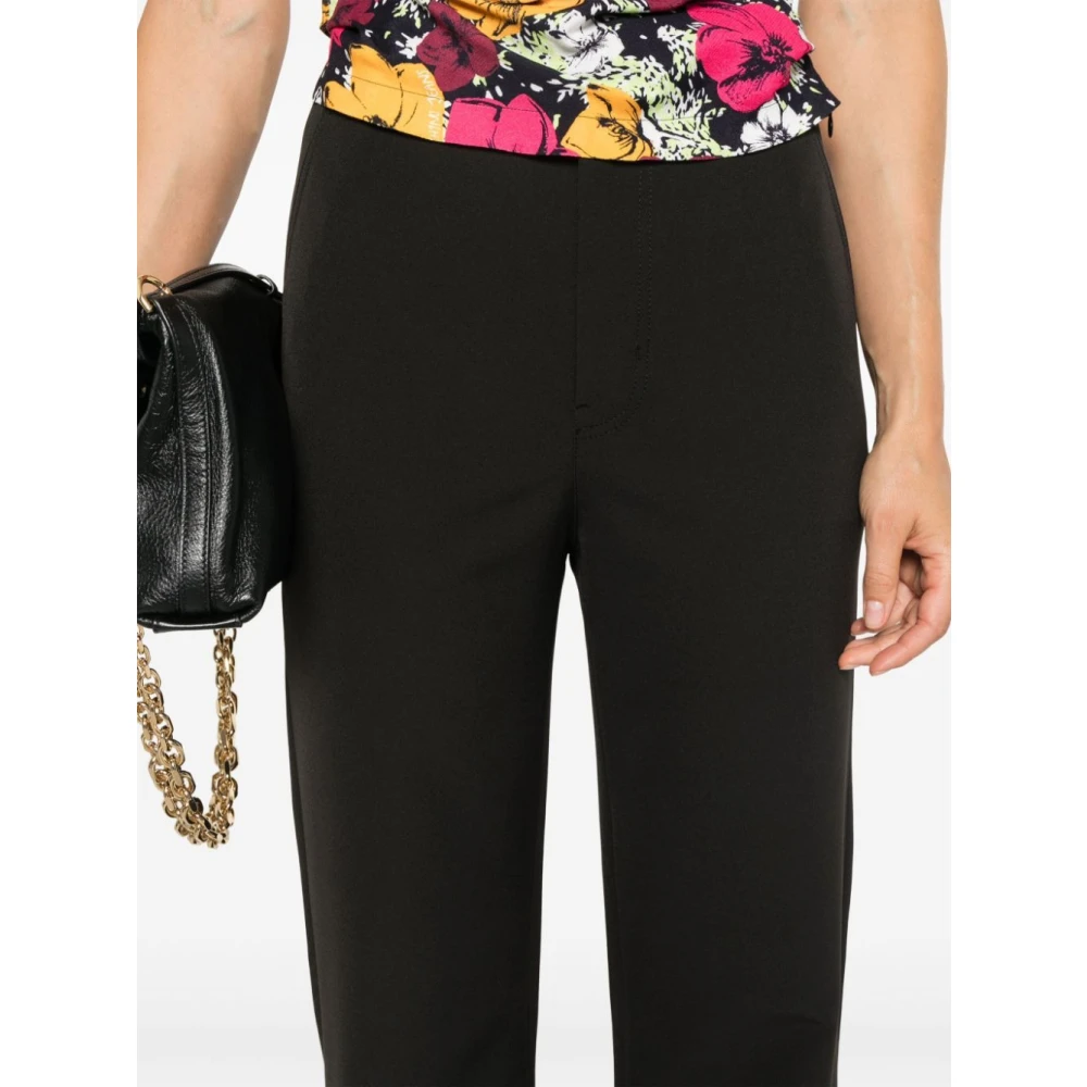 Moschino Klassieke Straight Leg Broek Black Dames