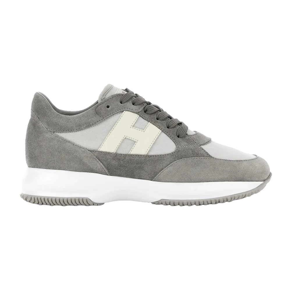 Hogan Interactive Schoenen met Veters Heren Schoenen Grijs