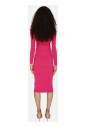 robe-midi-fuchsia-a-encolure-carree