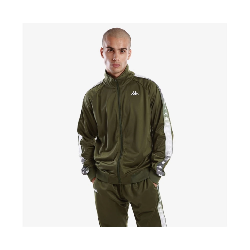 Kappa Hoodie Green Heren