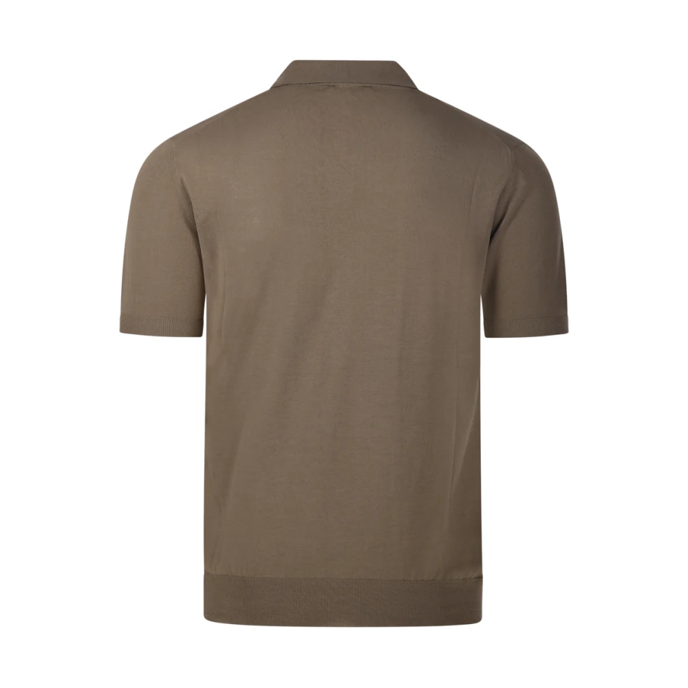 Altea Army Polo T-Shirt Brown Heren