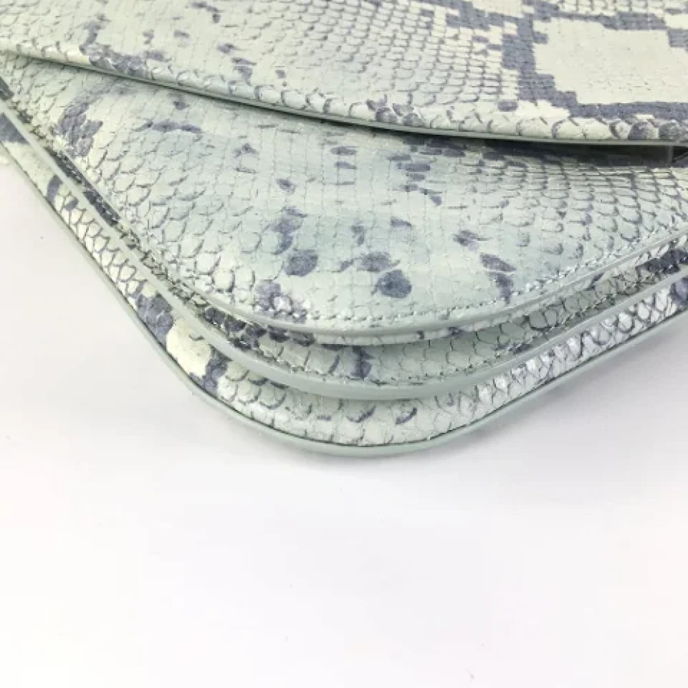 Bottega Veneta Vintage Pre-owned Leather shoulder-bags Green Dames