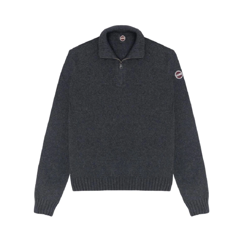 Colmar Sportieve Cashmere Trui met Rits Gray Heren