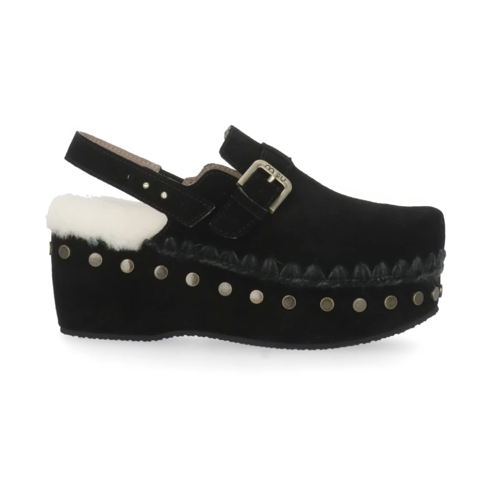 Mou Donna Nero - Sabot - Shoes - 39 Eu