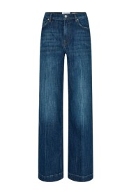 PD-Gilly Wide 70  s Jeans Wash Dark San Jose