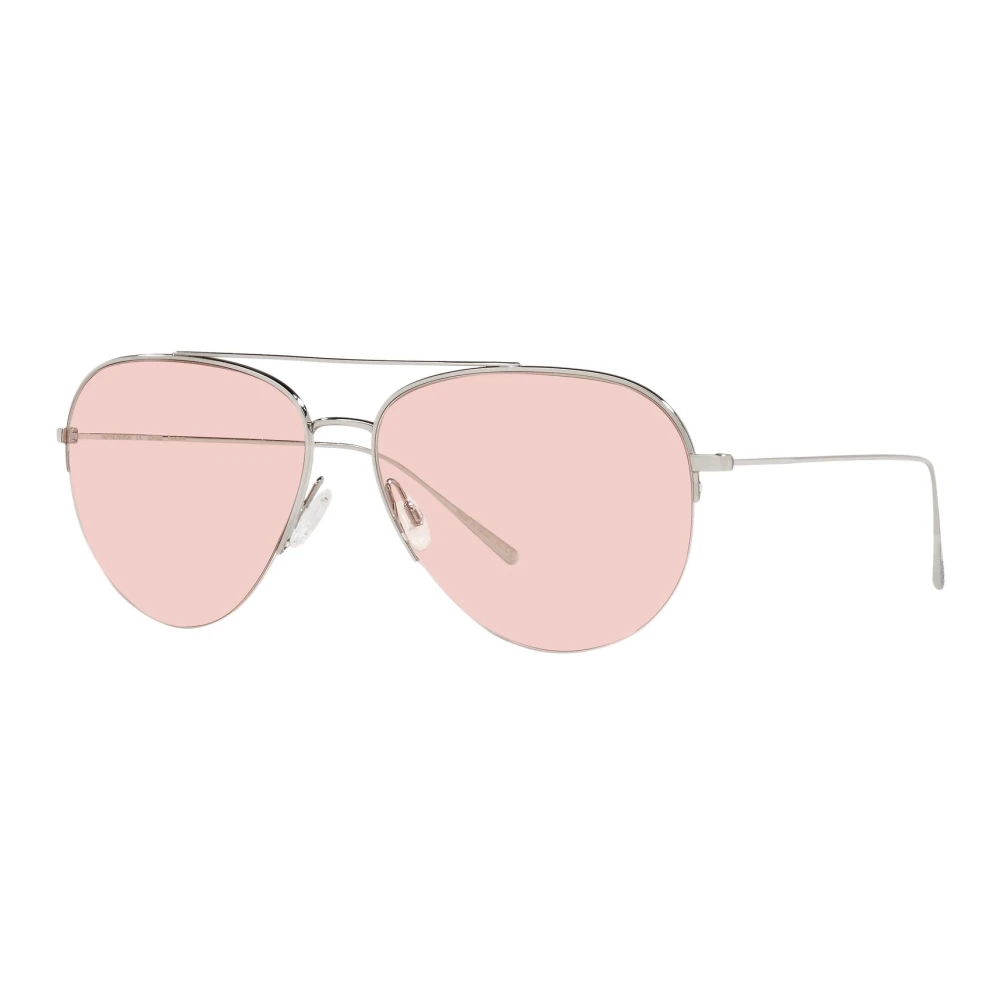 Oliver Peoples Silver/Rose Sunglasses Cleamons OV 1303St Gray, Dam