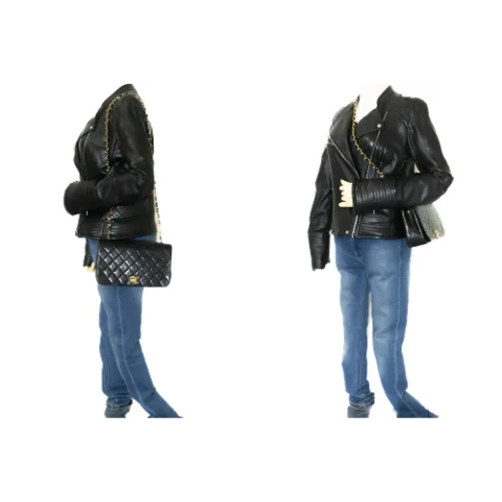 Chanel Vintage Pre-owned Leather chanel-bags Black Dames
