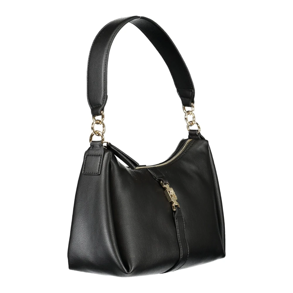 Tommy Hilfiger Zwarte dameshandtas met ritssluiting Black Dames
