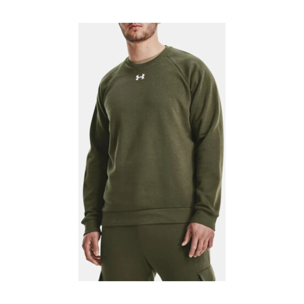 Under Armour Hoodie met kangoeroezak Green Heren