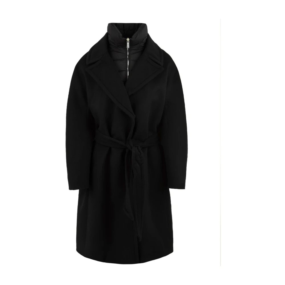 Moorer Donna Nero - Polina-Le Coat - Coats - Xs