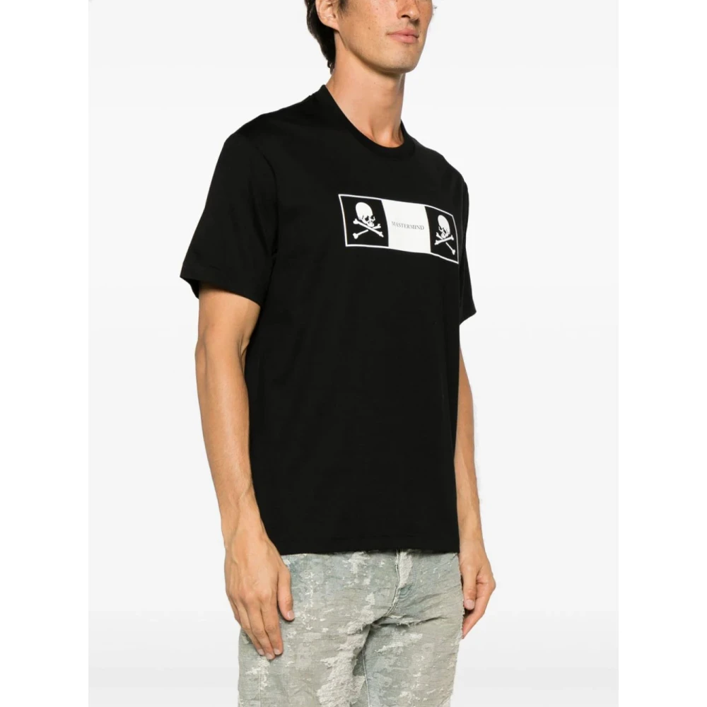 Mastermind World Grafische Print Katoenen T-Shirt Black Heren