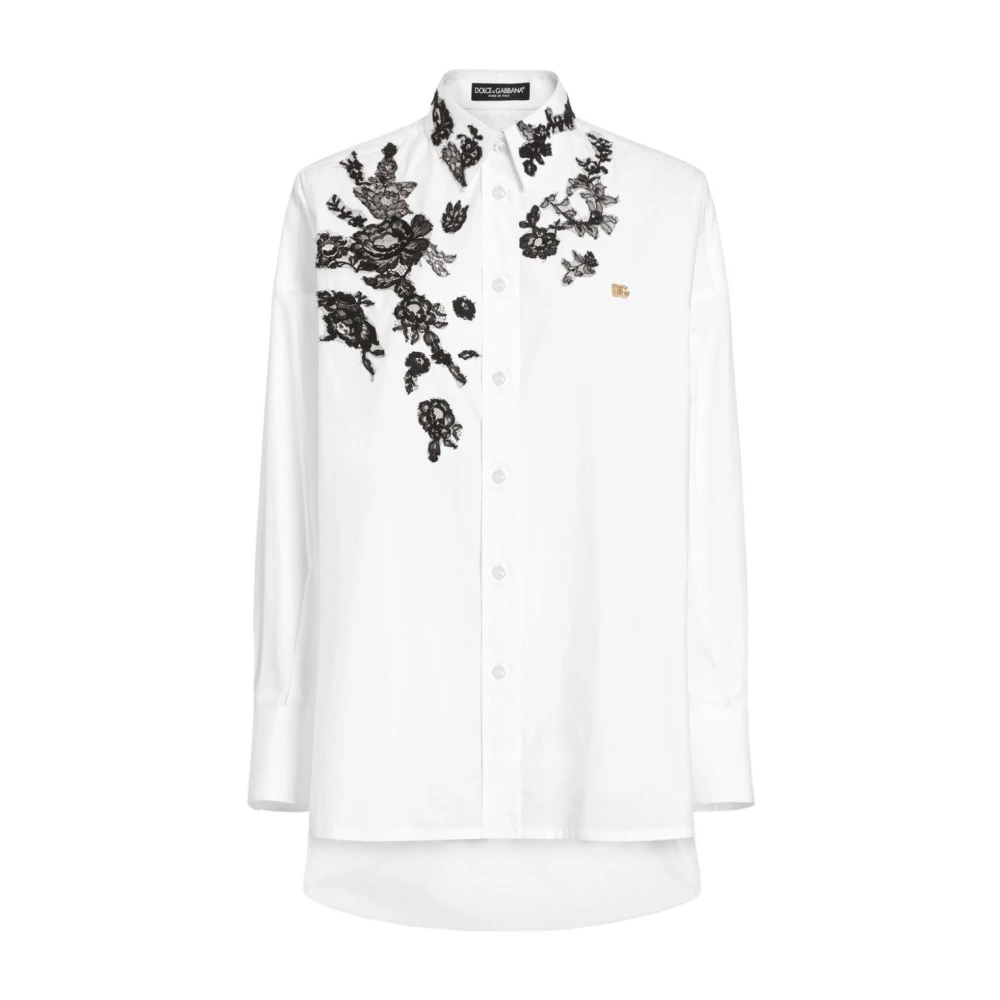 Dolce & Gabbana Witte Overhemden voor Mannen White Dames