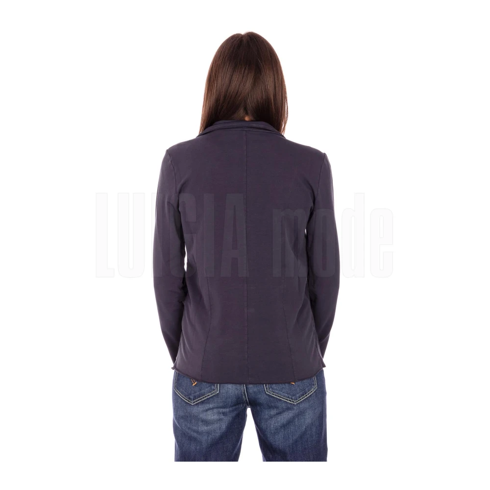 Alpha Studio Dames Jersey Cardigan Blue Dames