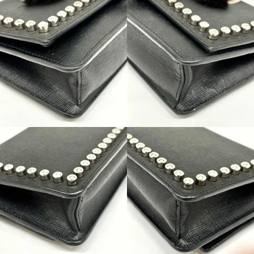 Fendi Vintage Pre-owned Leather fendi-bags Black Dames