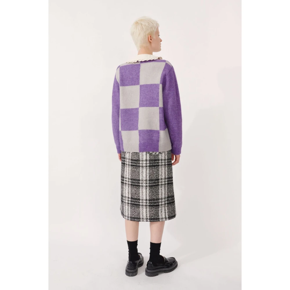 BAUM UND PFERDGARTEN Kleurrijke Geruite Trui Multicolor Dames