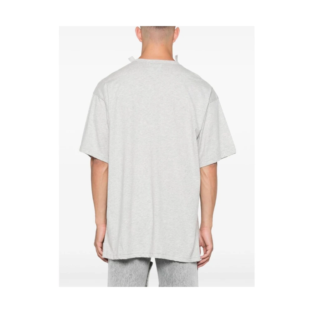 Magliano Grafische Print T-shirt met Ronde Hals Gray Heren