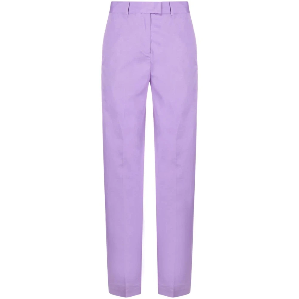 The Attico Stijlvolle Lange Broek voor Vrouwen Purple Dames
