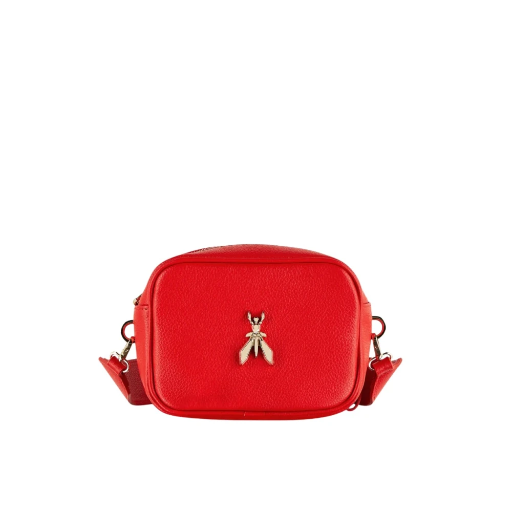 PATRIZIA PEPE Fly Camera Tas Crossbody 8B0186L001 Red Dames