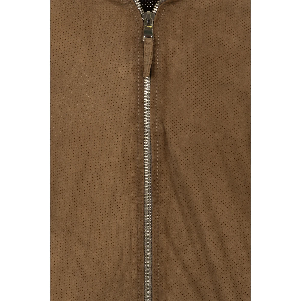 The Jack Leathers Quentin Leren Jas Brown Heren