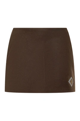 Wool Varsity Skirt