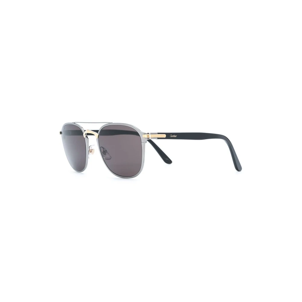 Cartier Unisex Gray Sunglasses, 54 Mm, Decor Sunglasses