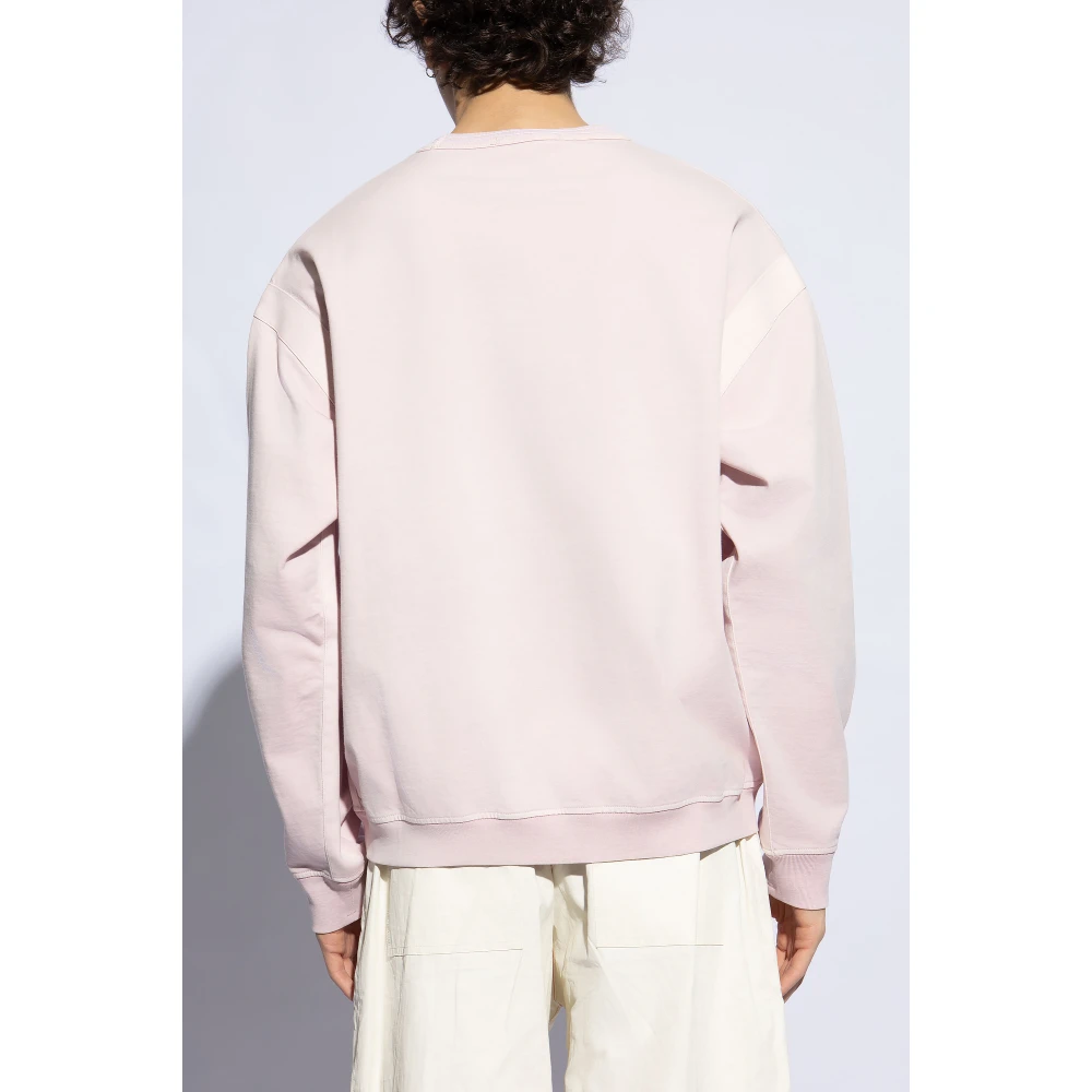 Stone Island Marina collectie sweatshirt Pink Heren