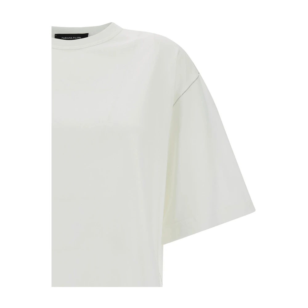 Fabiana Filippi Witte T-shirts en Polos White Dames