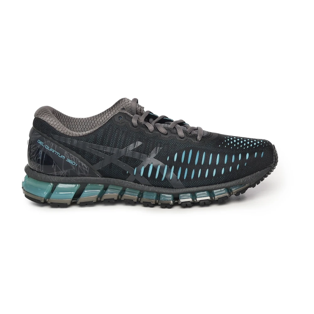 Asics Men's Blue Sneakers, 9 1/2 Uk, Jacquard Mesh Trainers With Gel Technology