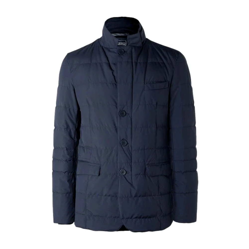 Herno Winddichte Ademende Blazer Laminar Goretex Blue Heren