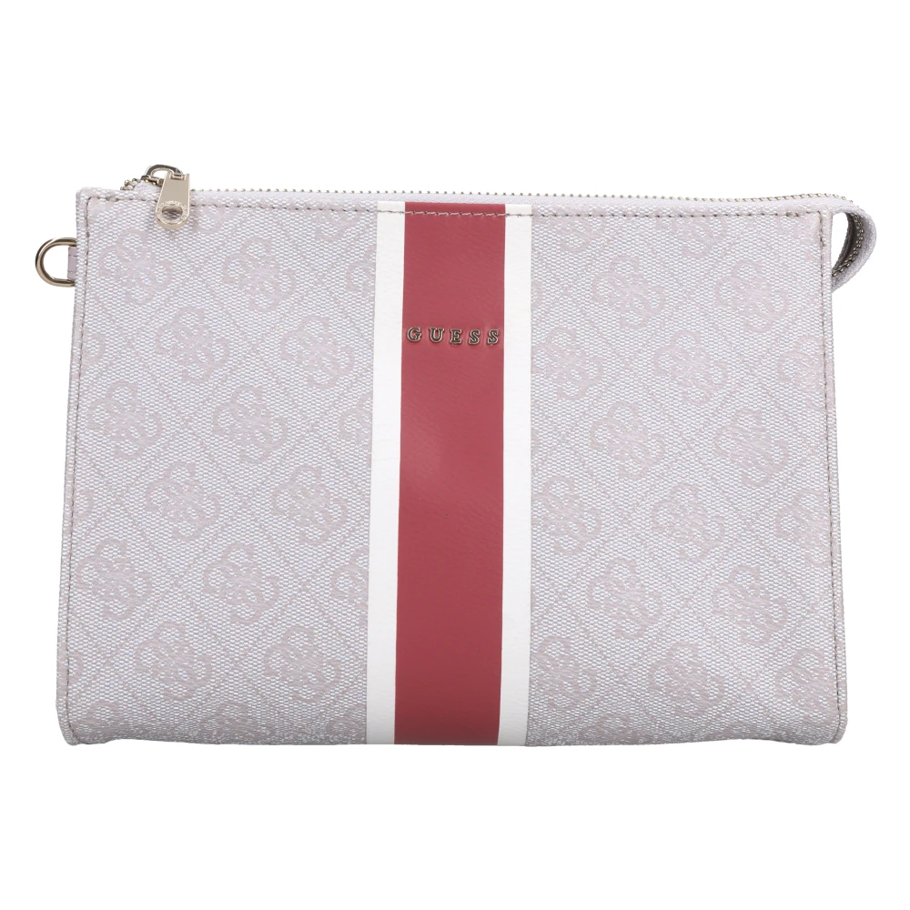 Guess - Bags > Clutches - Beige - Guess - Modalova