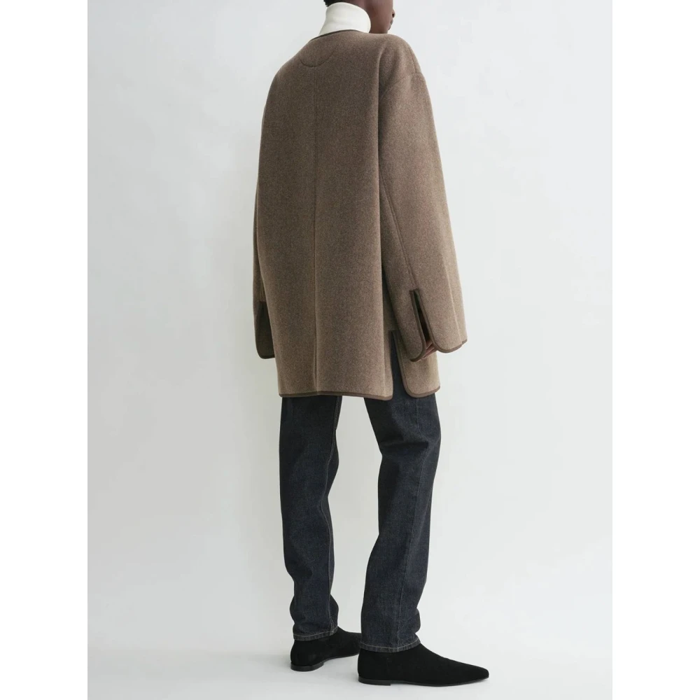 TotêMe Wollen jas met Chic Design Green Dames