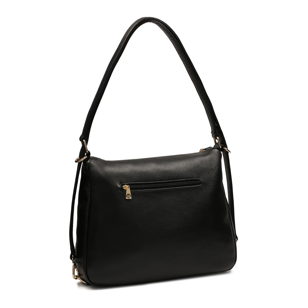 Kazar Grote zwarte schoudertas Black Dames