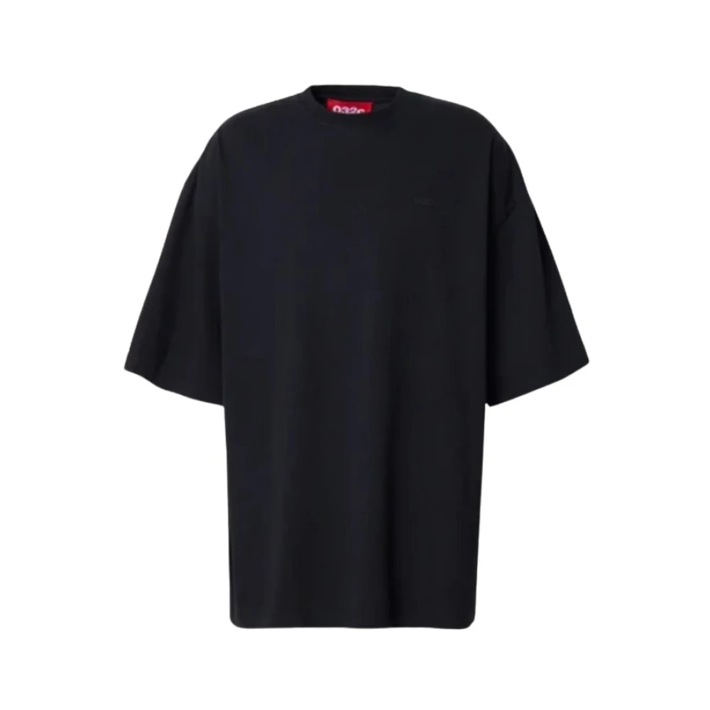 032c Logo T-shirt in zwart Black Heren