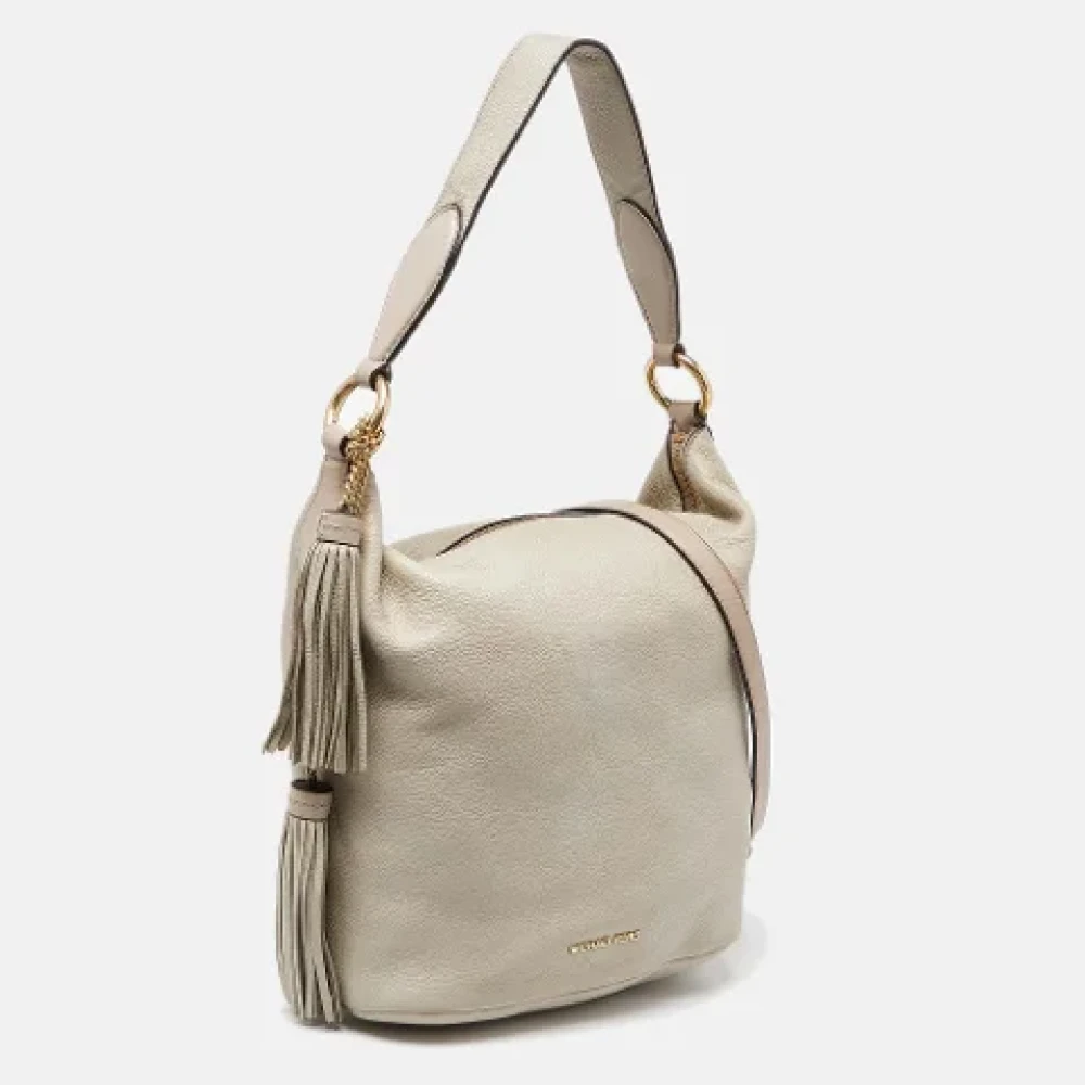 Michael Kors Pre-owned Leather handbags Beige Dames