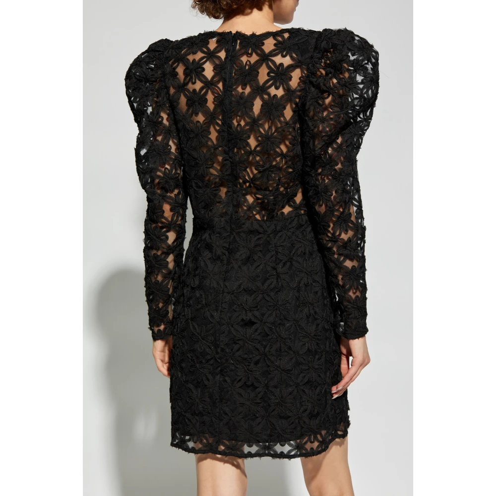 Munthe Jurk met lange mouwen Black Dames