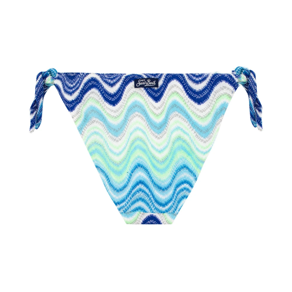 MC2 Saint Barth Verstelbare zijband bikini broekjes Blue Dames