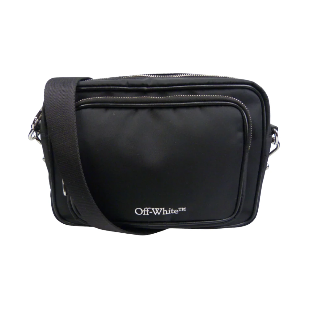 Off White Zwarte tassen met moderne stijl Black Heren