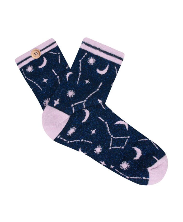 chaussettes-scintillantes-inseparables-bleu