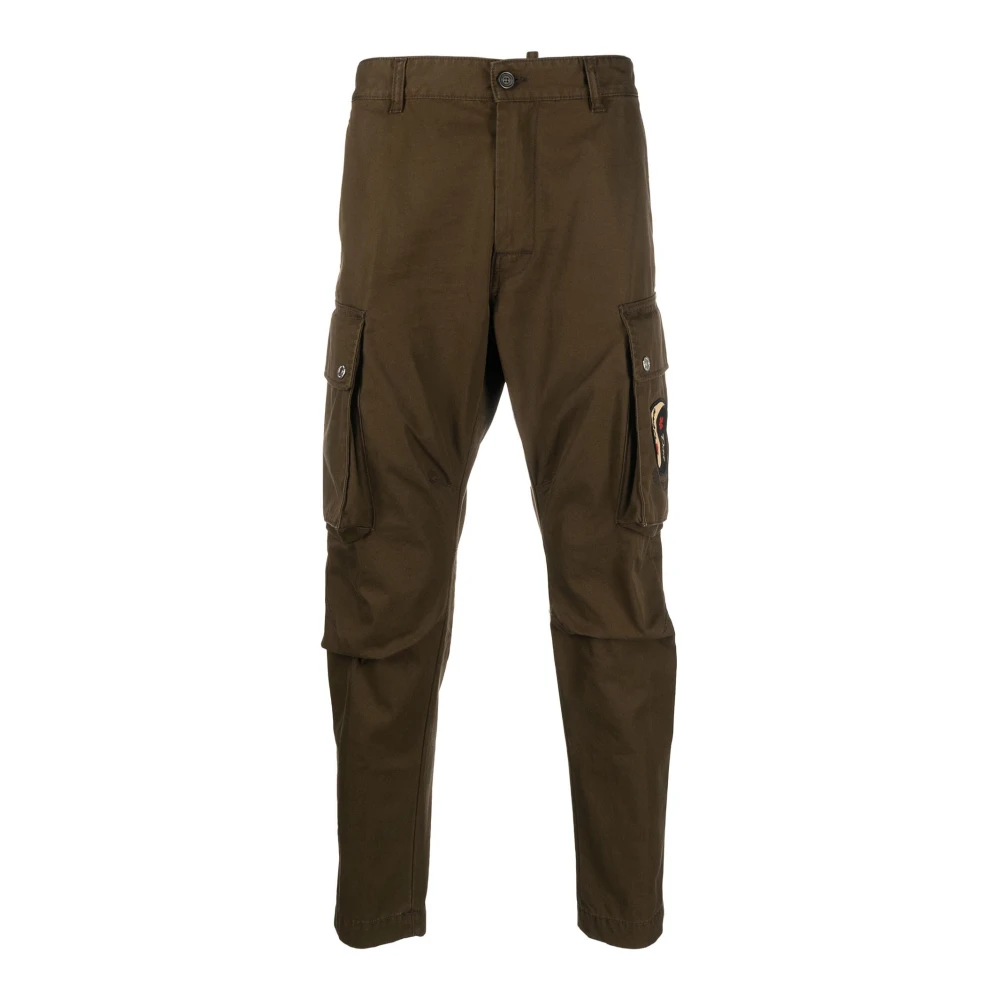 Dsquared2 Slim Fit Cargo Broek Brown Heren