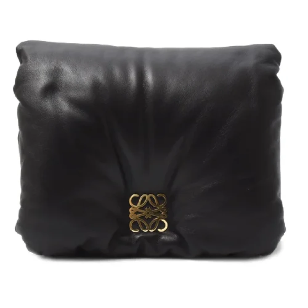 Loewe Pre-owned Leather shoulder-bags Black Dames