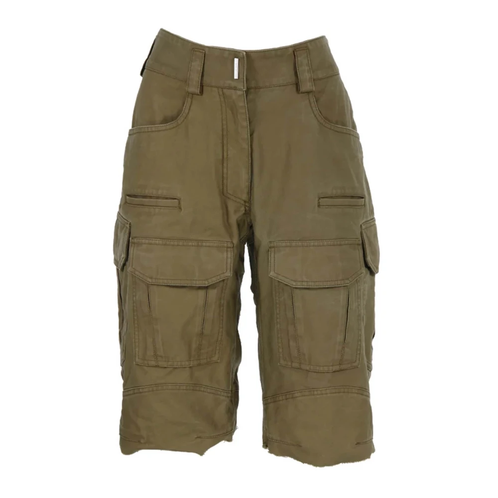 Givenchy Cargo Shorts met Zakken Green Dames