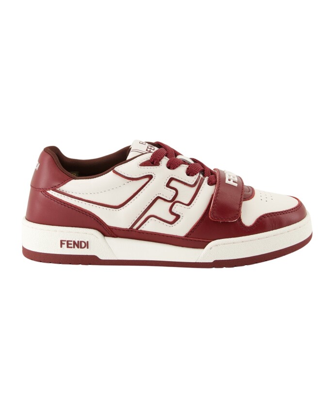 white-and-bordeaux-leather-sneakers