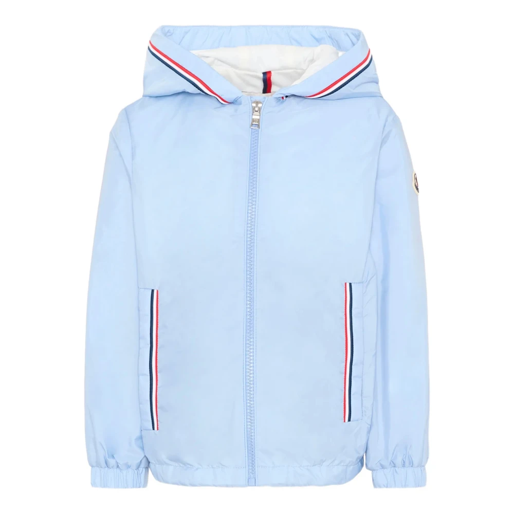 Moncler Boys Blue Light Jackets, 8 Y, Hooded Light Jacket